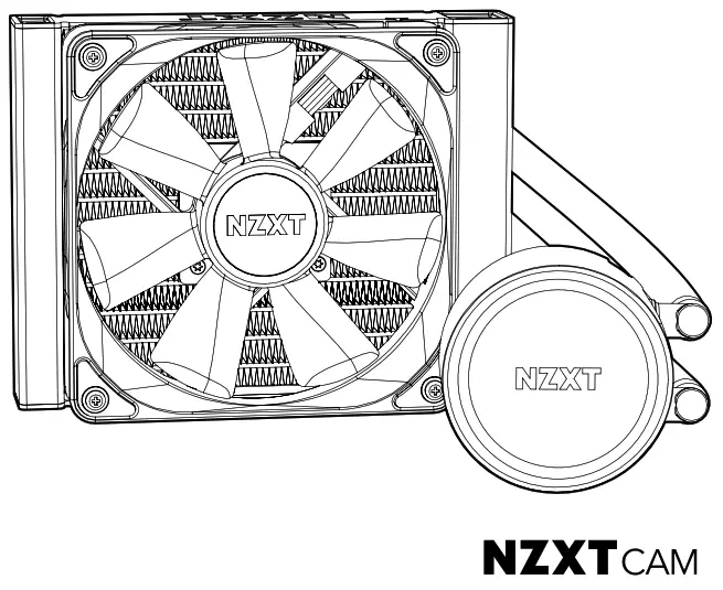 NZXT KRAKEN 120 120mm Liquid Cooler with RGB