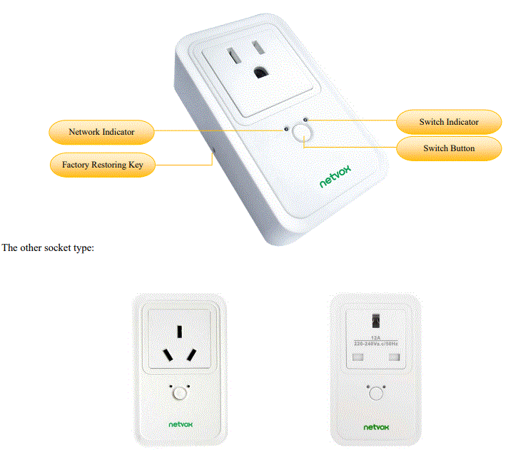 netvox R809A01 Wireless Plug-and-Play Power Outlet with Consumption Monitoring and Power Outage 1