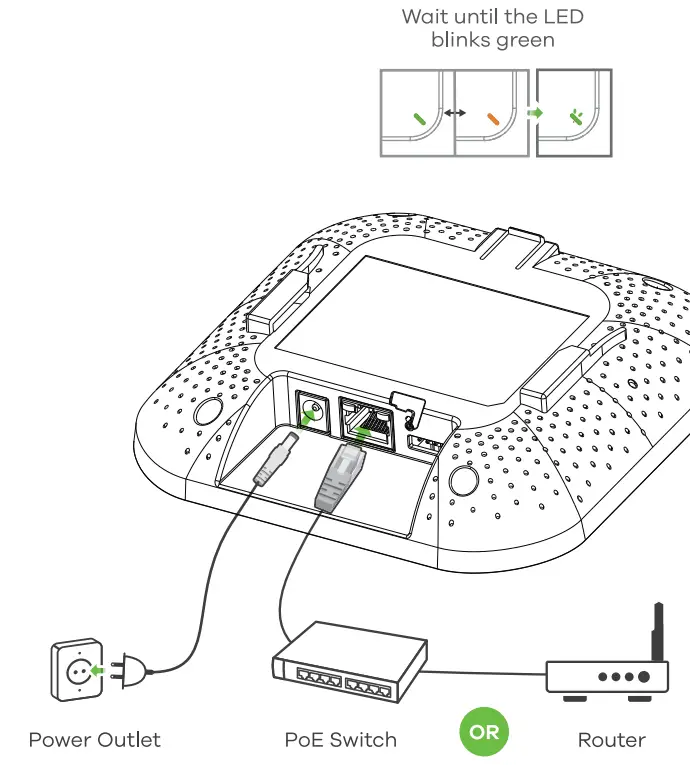 ZYXEL NWA50AX 802 11ax WiFi 6 Dual Radio Access Point - fig