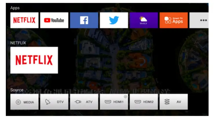 KOGAN QLED 55 SMART HDR -USING APPS
