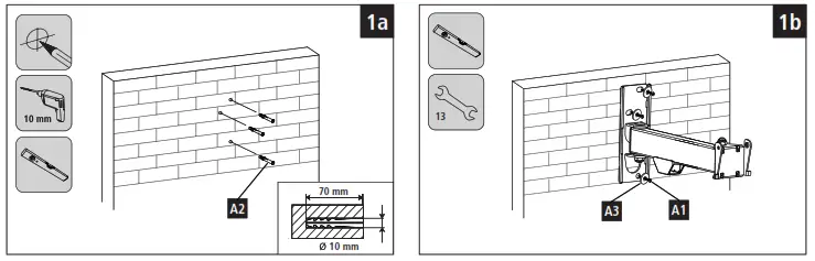 hama 00 118113 TV Wall Bracket - fig 1