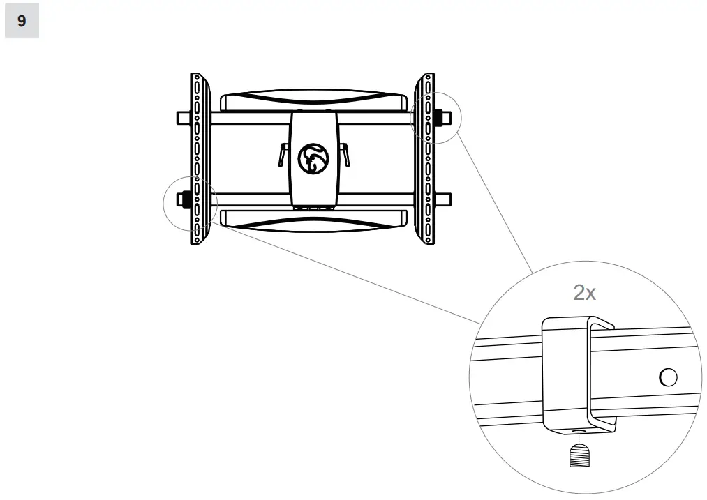 1986 BrackIT L HD Wall Mount Bracket Mouting Instruction illustration