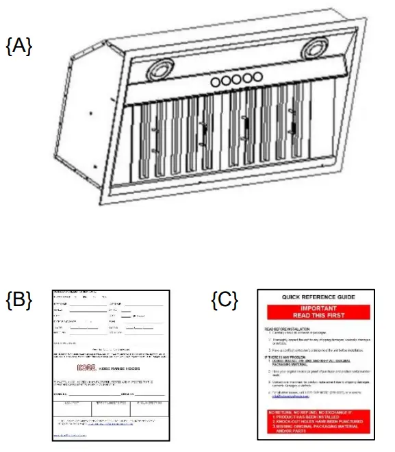 KOBE INX26 SQB 700 3 Series INX2636SQB 700 3 Range Hood - fig3