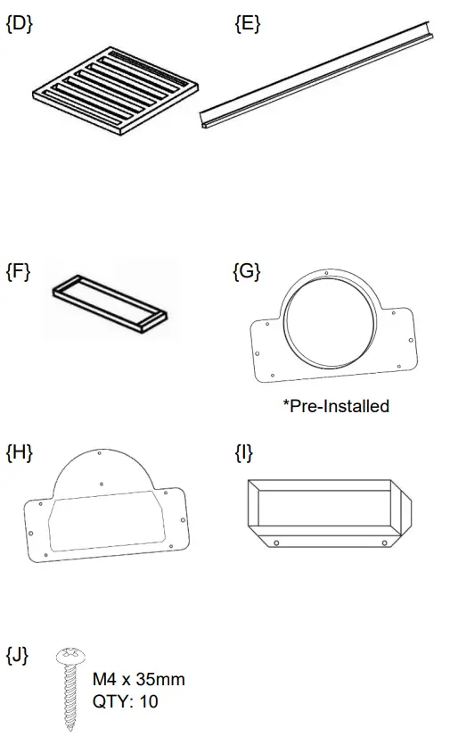 KOBE INX26 SQB 700 3 Series INX2636SQB 700 3 Range Hood - fig4