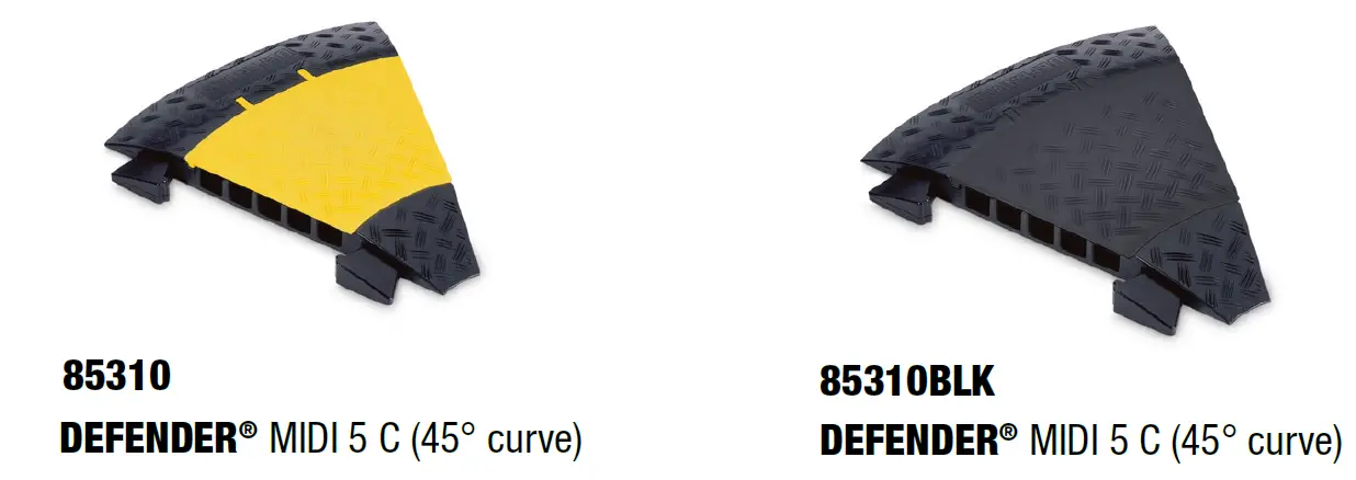 DEFENDER MIDI 4C 4-Channel Cable Protector 17