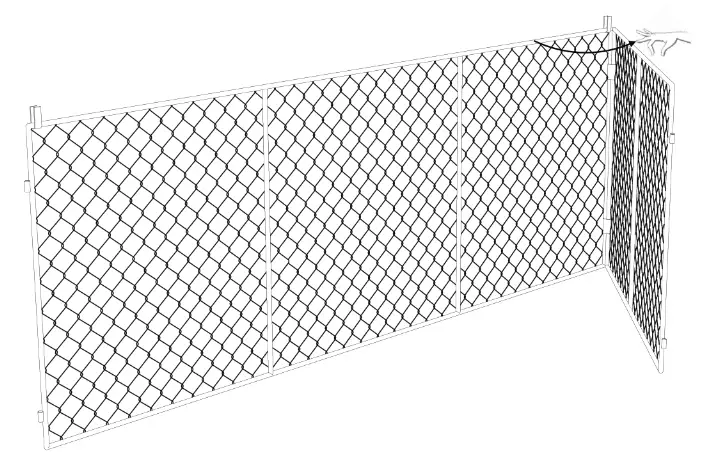 GARDENERS 8611940 Chicken Wire Crop Coop Extension