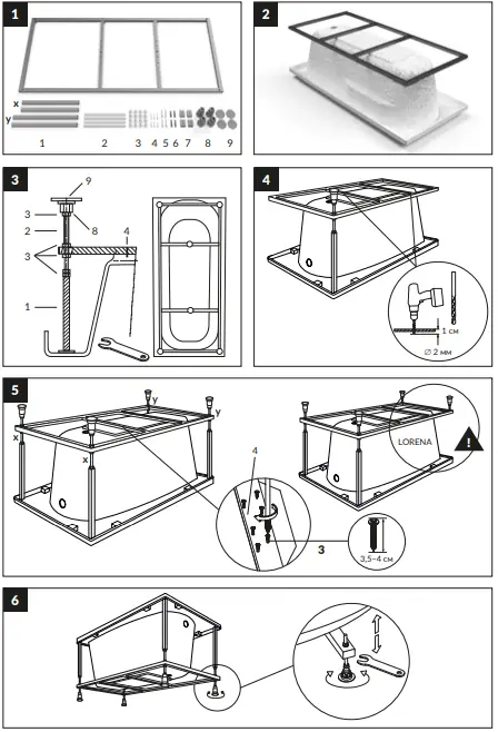 cersanit-Nike-170x70-Rectangular-Bathtub-fig-8