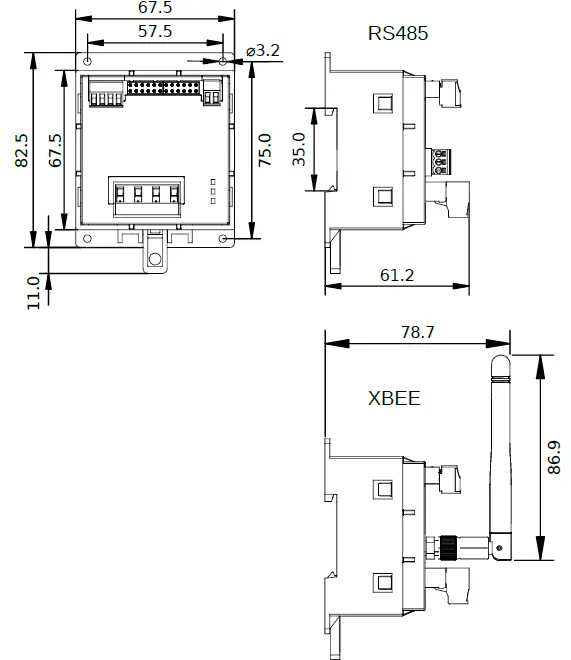 TDE Instruments DPM72-MPP DIN Rail Meter-9