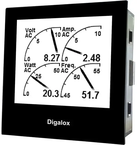 TDE Instruments DPM72-MPP DIN Rail Meter