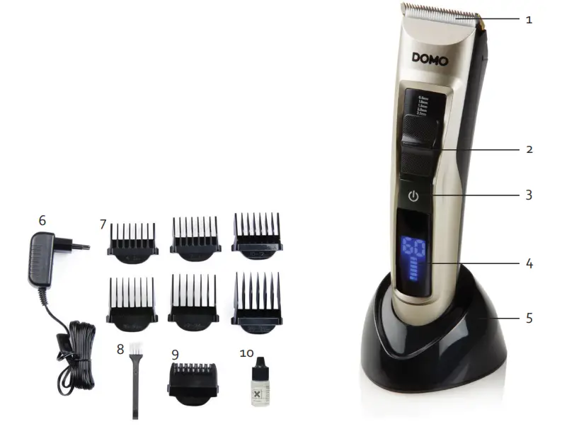 DOMO DO1091TD Hair and beard trimmer - fig1