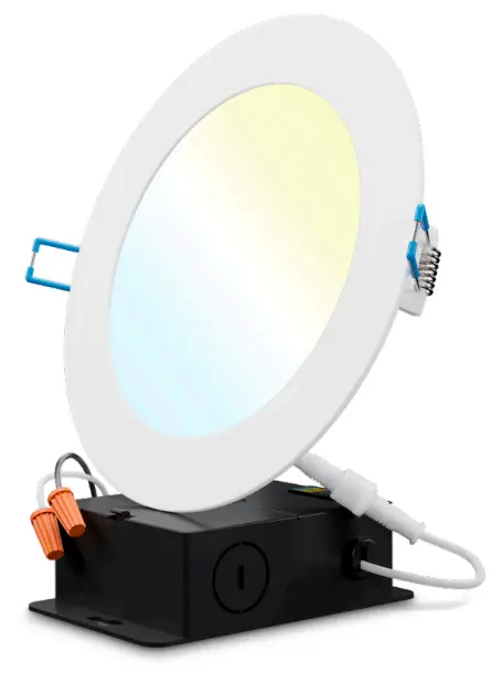 SUNCO LIGHTING 6 Inch Slim Selectable White LED Light -