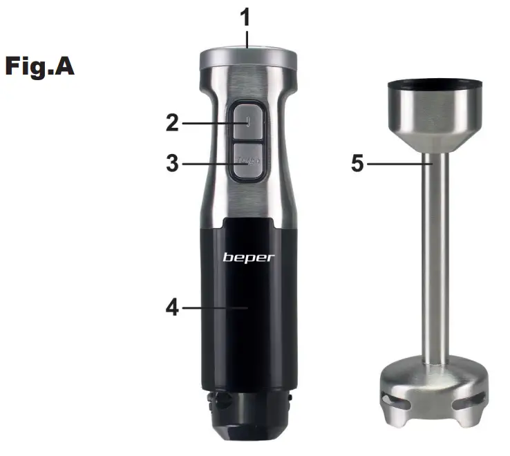 beper P102FRU100 Hand Blender