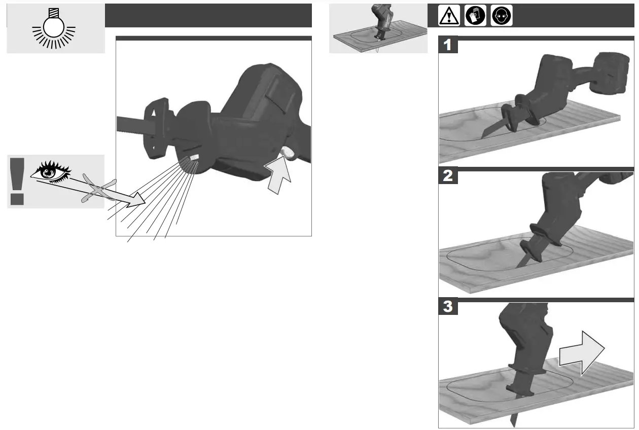 milwaukee M18 FHZ Cordless Reciprocating Saw - fig 4