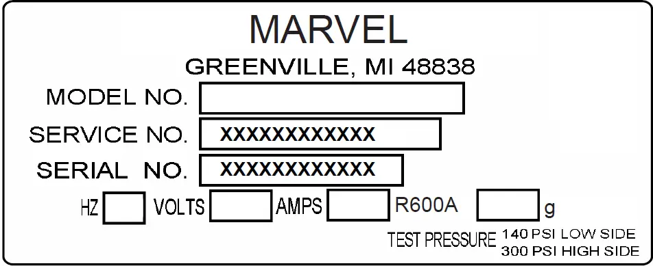 MARVEL MORE215 Outdoor Built In Refrigerator 01