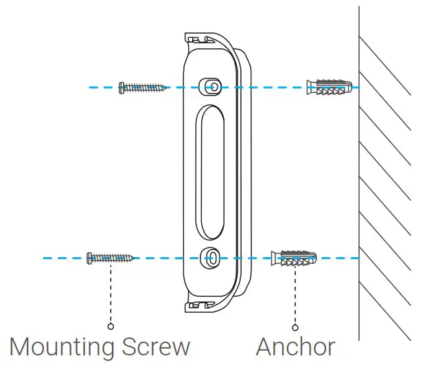 HIKVISION DS HD2 QSG 1080p HD Outdoor Wi-Fi Smart Doorbell - Doorbell Installation 3