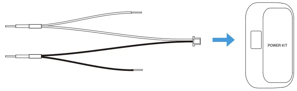 HIKVISION DS HD2 QSG 1080p HD Outdoor Wi-Fi Smart Doorbell - Power Kit Installation 2