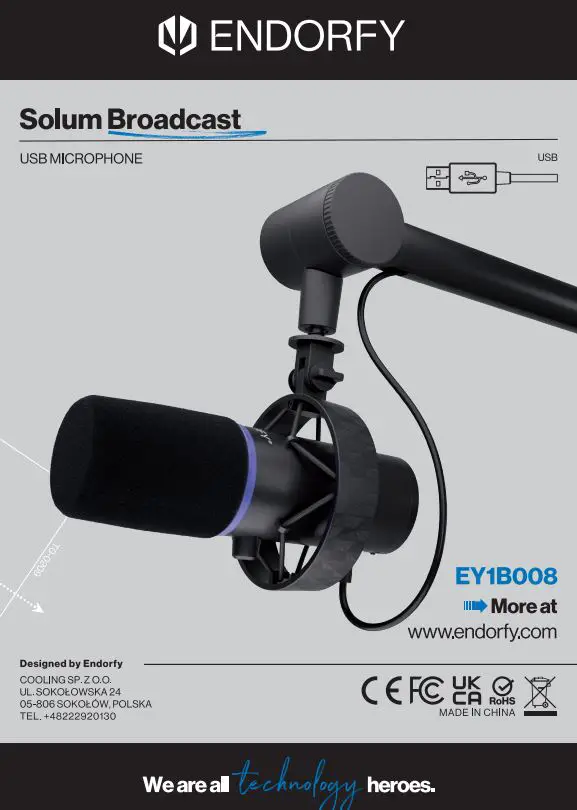 ENDORFY EY1B008 USB Microphone User Manual