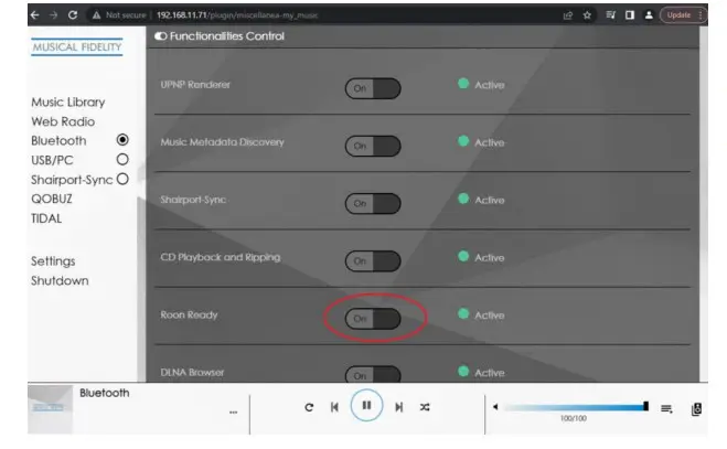 MUSICAL FIDELITY MX-Stream Audiophile Bit-Perfect Streamer - Figure 7