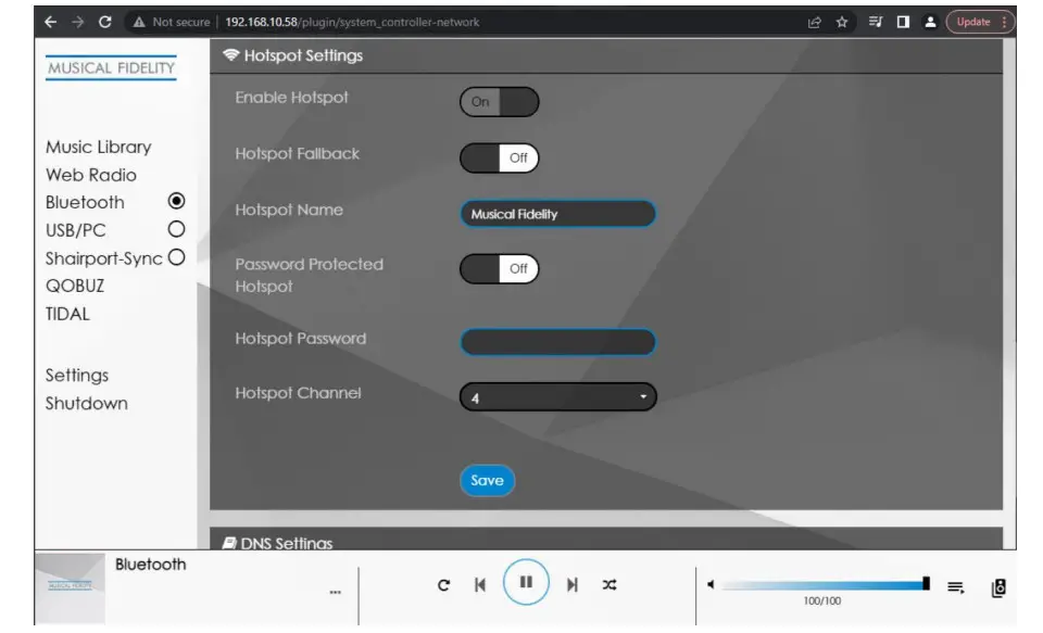 MUSICAL FIDELITY MX-Stream Audiophile Bit-Perfect Streamer - Figure 9