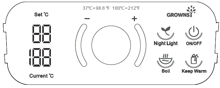 GROWNSY-Baby-Formula-Dispenser-Baby-Instant-Warmer-FIG 2