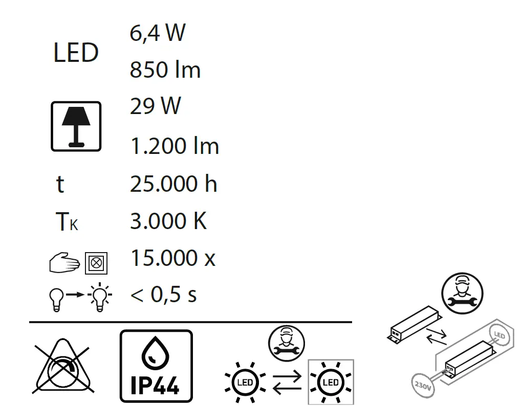 Paul-Neuhaus-6786-LED-Ceiling-Spotlight-Instruction-FIG-1