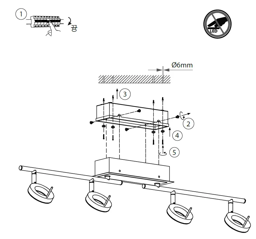 Paul-Neuhaus-6786-LED-Ceiling-Spotlight-Instruction-FIG-3
