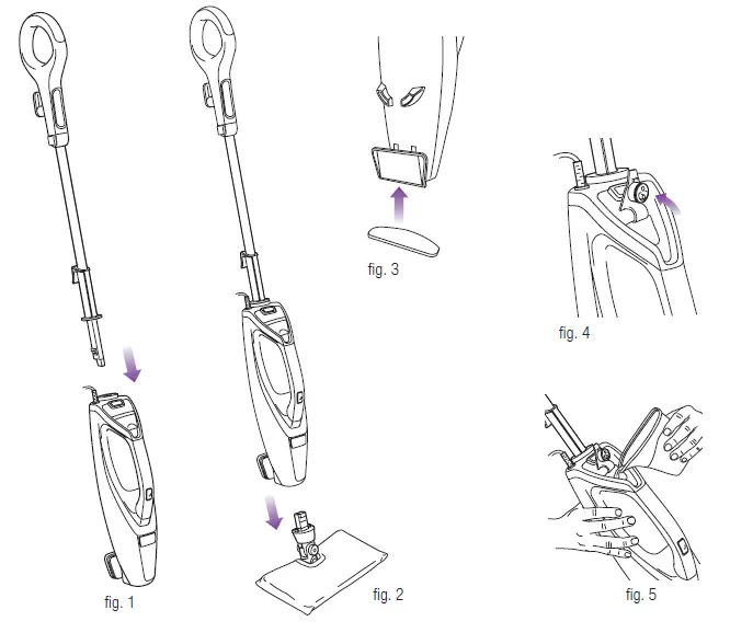 Assembling Your Steam Mop