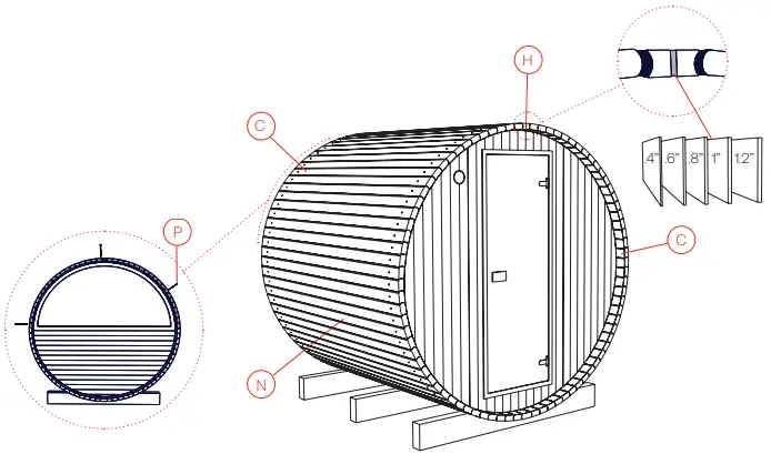 BARRELS-Thermory-No-62-6-Person-Barrel-Sauna-with-Window-fig-16