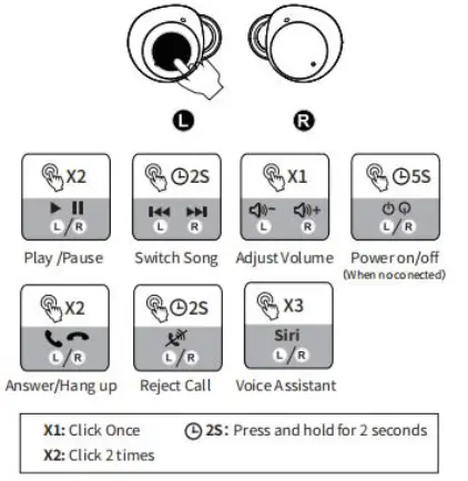 ST05 Wireless Earbuds - fig 1