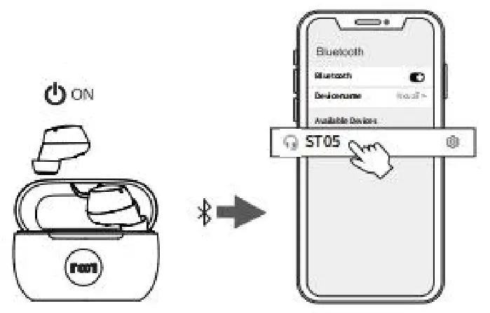 ST05 Wireless Earbuds - fig