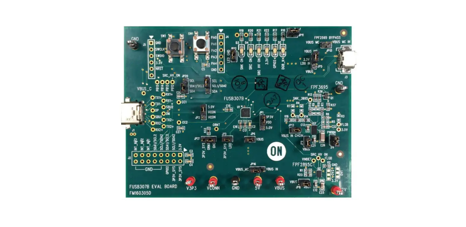 Onsemi Fusb307bgevb Type-c Port Controller Ic Evaluation Board User Manual Onsemi Fusb307bgevb Type-c Port Controller Ic Evaluation Board User Manual
