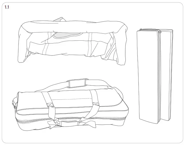 Silver Cross Slumber Travel Cot - Product Overview 1