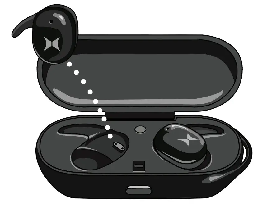 XTREME XBE9-0104 Lynx True Wireless Earbuds - CHARGING YOUR CASE 2