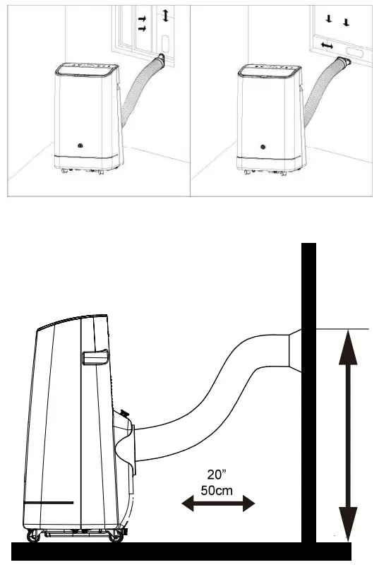 GE APPLIANCES APWA11YBBW 11 000 BTU Portable Air Conditioner White - fig14
