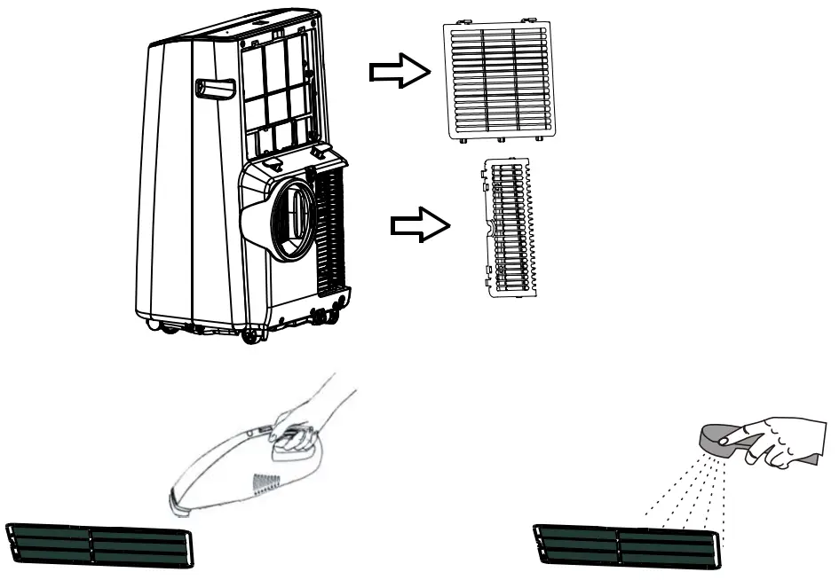 GE APPLIANCES APWA11YBBW 11 000 BTU Portable Air Conditioner White - fig3