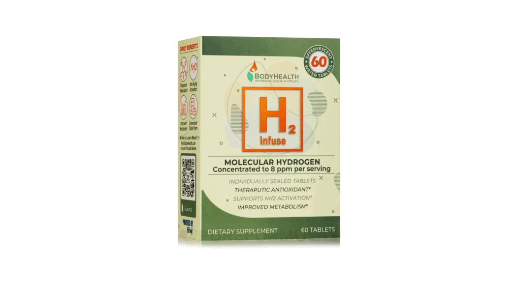 Bodyhealth H2 Infuse Molecular Hydrogen Tablets Instructions