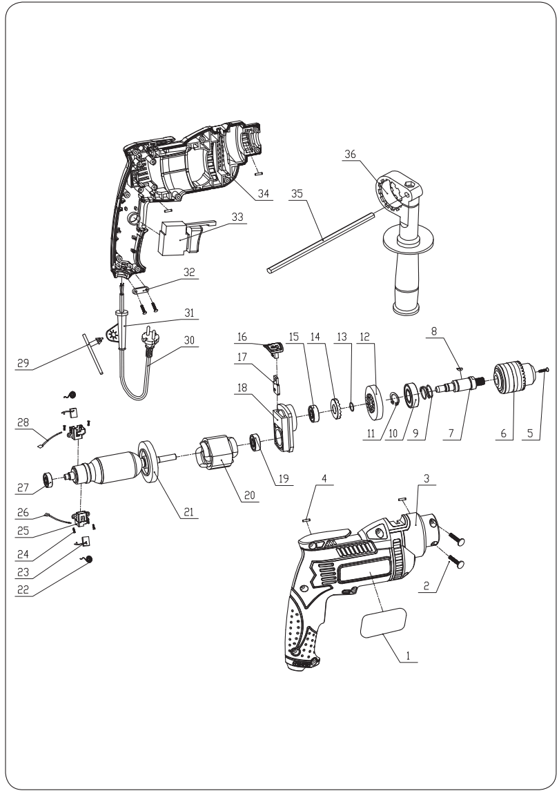 FERM PDM1049P Impact Driver - fig 1