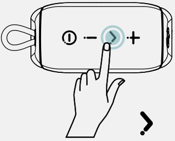 RayconGlobal The Everyday Speaker RBS920-CONTROL PANEL TOP VIEW2
