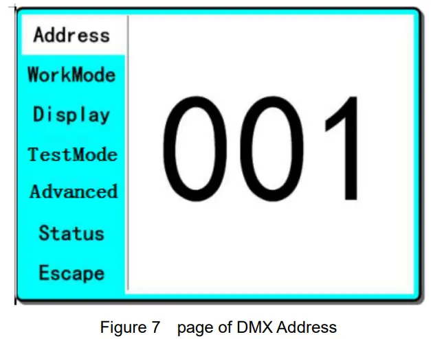 BECEN 280W Beam Move Head Light - DMX Address