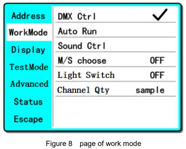 BECEN 280W Beam Move Head Light - work mode