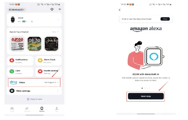 ReReMorningLight RERE ASW2 Smart Watch - assistent