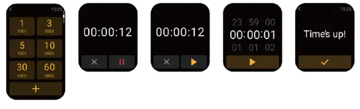 ReReMorningLight RERE ASW2 Smart Watch - time