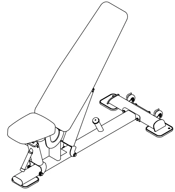 SPIRIT COMMERCIAL ST800FI Flat or Incline Bench