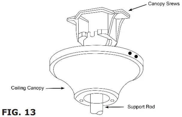 V-TAC VT-6056-4 Decorative Ceiling Fans - FIG. 13