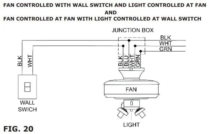 V-TAC VT-6056-4 Decorative Ceiling Fans - FIG. 20