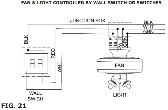 V-TAC VT-6056-4 Decorative Ceiling Fans - FIG. 21