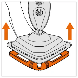vax S85-CM Steam Clean Multi Steam Cleaner - carpet glide