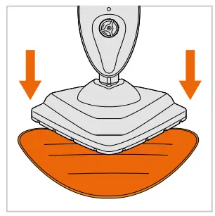 vax S85-CM Steam Clean Multi Steam Cleaner - microfibre pad2