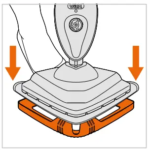 vax S85-CM Steam Clean Multi Steam Cleaner - push the machine