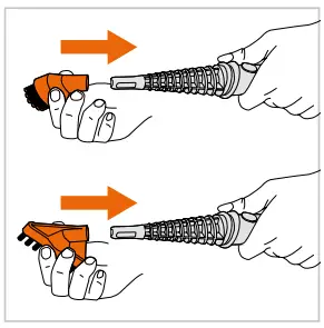 vax S85-CM Steam Clean Multi Steam Cleaner -push the selected